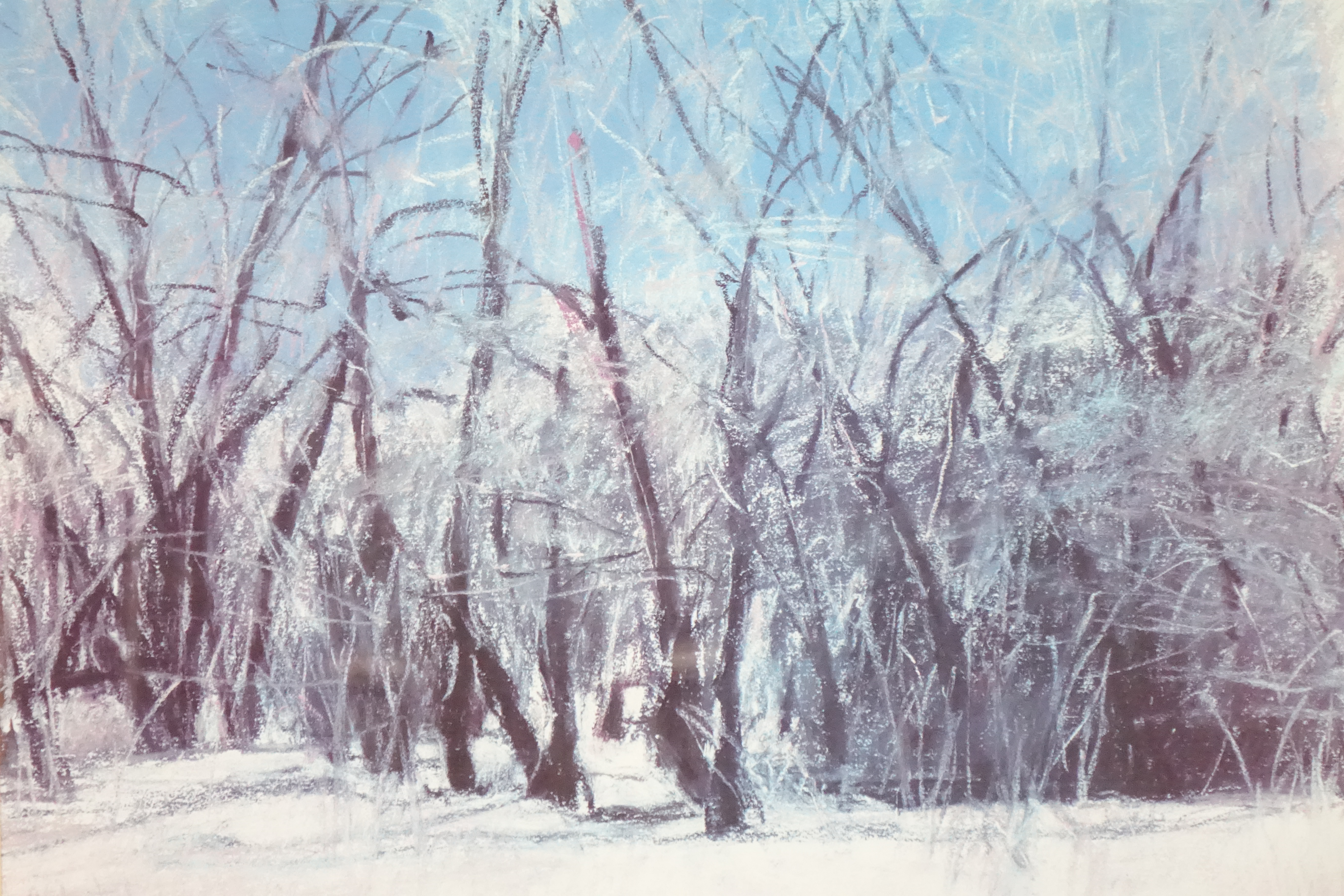 Winter Landscape, Print of original Pastel on Paper, Signed | eBay
